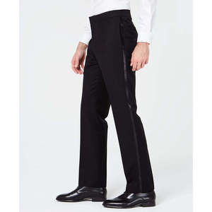 Pantaloni da uomo Ryan Seacrest Distinction, leggeri, a gamba dritta, vestibilità regolare, neri, taglia 36X32, in tessuto pettinato - Product Image 3