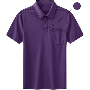 Camiseta Polo clásica para hombre 100% algodón peinado antiarrugas estampado de logotipo personalizado disponible en stock - Product Image 2