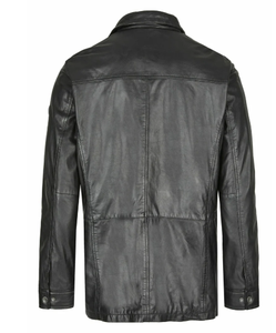 แจ็กเก็ตหนังสำหรับผู้ชายแจ็คเก็ตหนังสไตล์ใหม่ล่าสุดสำหรับฤดูหนาว - Product Image 4