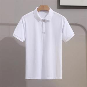 Golf pour hommes vierge de haute qualité sur mesure en gros pour les chemises Logo personnalisé à manches courtes col roulé pur coton - Product Image 5