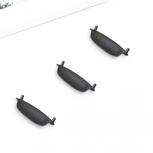 Tirador de taza de aleación de Zinc Vintage negro mate, tirador de cajón, tirador de muebles duradero para dormitorio, sala de estar, cocina, armarios de comedor - Product Image 2