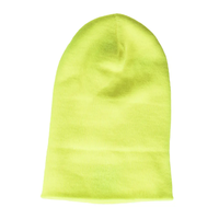 Gorros de Punto Personalizados al por Mayor con Logotipo Bordado para Bebés, Gorros de Invierno para Niños, Estilo Casual de Playa Y2K, Transpirables, 22 Colores, con Borde