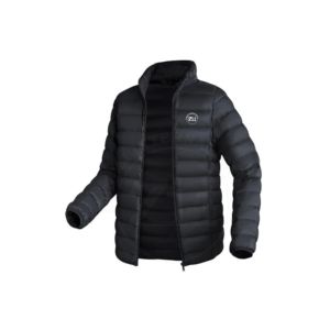 แจ็กเก็ตขนเป็ดมีฮู้ดสีดำกันน้ำระบายอากาศได้ดีสำหรับกลางแจ้งขนเป็ดมีฮู้ดใช้ใส่ในฤดูหนาวโลโก้ได้ตามต้องการ - Product Image 4