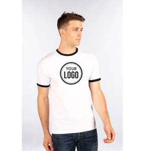 Bella + 3650ผ้าใบสำหรับทั้งชายและหญิงเสื้อยืดริงเกอร์สไตล์วินเทจเสื้อยืดผ้าฝ้าย100% ทนทานสำหรับนักกีฬาป้องกันการหดตัว200g ทรงหลวมฟิต - Product Image 5