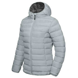 แจ็กเก็ตขนเป็ดสำหรับผู้หญิงเสื้อแจ็คเก็ตบุนวมสำหรับฤดูหนาวออกแบบโลโก้ใหม่ - Product Image 5