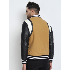 Custom Varsity Jacket Men Oversized Streetwear College Bomber Jacket Men Embroidery Letterman Jackets - Product Image 6
