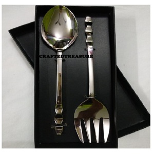 Haute exigence et qualité avec un ensemble de cuillères à couteau à brouillard en laiton pur de haute finition Super produit marketing pour la maison et le restaurant - Product Image 3