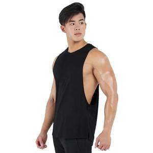 Camiseta sin mangas para correr de malla perforada ligera personalizada OEM para hombres, ropa deportiva transpirable, ropa de fitness - Product Image 5