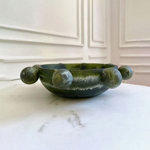 BEST Friendly Modern Fancy Round Big Size Resin <b>Fruit</b> and Salad Bowls with Top Quality Handmade Serving Bowls Multi Color - Product Image 1