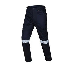 Pantalon de travail de sécurité routière haute visibilité, bande réfléchissante légère, pantalon de sécurité orange pour homme, pantalon imperméable haute visibilité disponible - Product Image 3