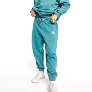 ชุดวอร์มผ้าฟลีซสำหรับผู้ชายชุดวอร์มสีล้วนสำหรับสตรีทไซส์ใหญ่พิเศษระบายอากาศได้ดีออกแบบได้ตามต้องการ - Product Image 2