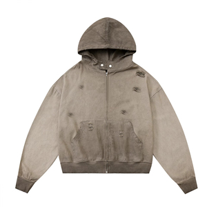 Sudadera con capucha unisex de forro polar con pedrería brillante para invierno, ideal para streetwear y compras al por mayor - Product Image 3