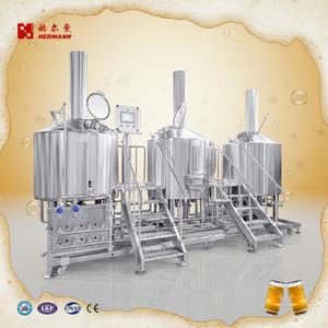 Système de brassage de <span class=keywords><strong>bière</strong></span> HEM 500L 1000L avec <span class=keywords><strong>pompe</strong></span> et cuve sous pression contrôlées par PLC, équipement de brassage clé en main <span class=keywords><strong>pour</strong></span> la fabrication de <span class=keywords><strong>bière</strong></span> artisanale - Product Image 1