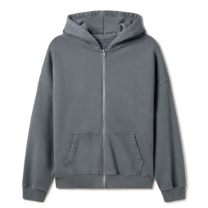 Sudadera con Capucha y Cremallera Unisex de Algodón Grueso, Fabricante de Sudaderas con Capucha, Sudadera con Capucha para Hombre Hecha en Pakistán con la Mejor Calidad y Precio Económico - Product Image 2