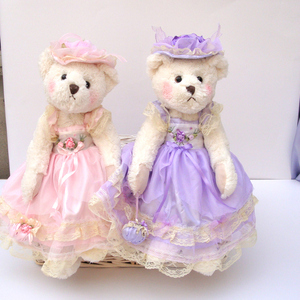 Customized Wholesale Dress up Pretty <strong>Teddy</strong> Plush Soft Bear Toy for Baby and Children - Product Image 2