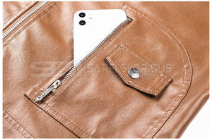 Classic Casual Genuine Leather Jacket.cool Slim Cowhide Coat.plus Size Men Fashion Leather Jackets - Product Image 6