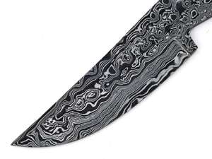 Cuchillo de caza de acero de Damasco personalizado hoja en blanco de alto rendimiento táctico OEM cuchillo de cocina venta superior 2025 Envío Directo DIY - Product Image 3