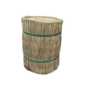 Tapis en jonc naturel pour l'enroulement des troncs d'arbres et des pots de plantes, largement utilisé, forme en rouleau, couleur naturelle - Product Image 1