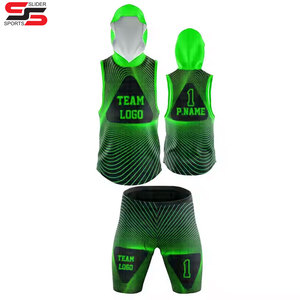 Conjuntos de camisetas de fútbol juvenil Sublimación completa personalizada Uniformes americanos 7 en 7 - Product Image 1