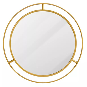 Best Quality Modern <b>Gold</b> Geometric Metal <b>Frame</b> Wall <b>Mirror</b> For Home Decor Living Room Bedroom Wholesale Decorative Accent <b>Mirror</b> - Product Image 3