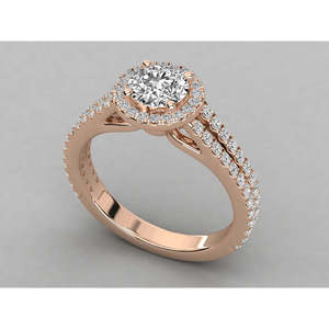 Anillo Solitario de Oro de 18K para Mujer con Diamante Cultivado en Laboratorio - Product Image 4