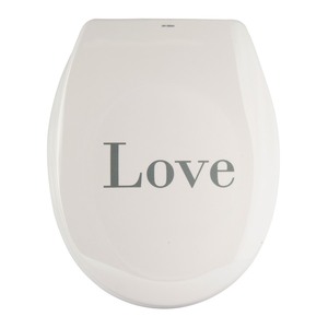 Asiento de Inodoro con Cierre Lento THERMO-HARD LOVE - Product Image 1