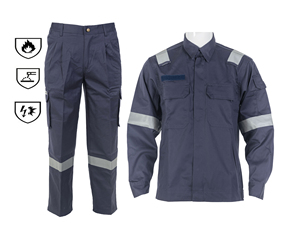 Tenue de travail 2 pièces en polycoton durable et respirant (veste et pantalon) pour le personnel des parcs d'attractions - Product Image 4
