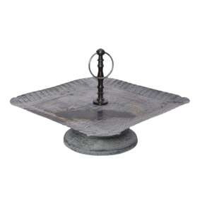 Handmade Tableware Dessert Accessory Galvanized Metal Cake Stand for Wedding <b>Party</b> Hotels <b>Sweet</b> Display Stand - Product Image 2