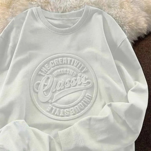 Suéter de Punto para Hombre de Alta Calidad al por Mayor, OEM, Hombros Caídos, Cuello Redondo, Sudaderas Personalizadas con Logotipo para Hombre - Product Image 2