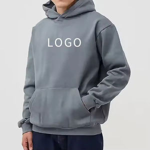 2025 400 Gsm Épais Polaire Coton Bouffée Impression Streetwear Haute Qualité À Capuche Fabricants Polaire Surdimensionné Lourd Hoodies - Product Image 2