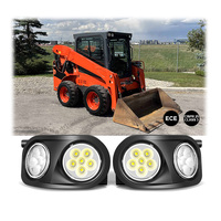Feux de croisement à faisceau large à LED pour mini-chargeur Kubota SSV75 SSV75C 60W Feux de croisement combinés à LED