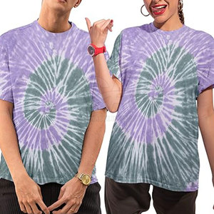 La mejor calidad hecha Tie-Dye camiseta logotipo personalizado algodón Tie Dye camiseta OEM servicio hombres Tie Dye camiseta - Product Image 3