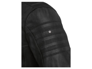 Chaqueta de moto BM Westend Black Motorrad Classic Roadster Heritage/Urban Premium cuero de vaca Street Riding/Racing Jacket - Product Image 2