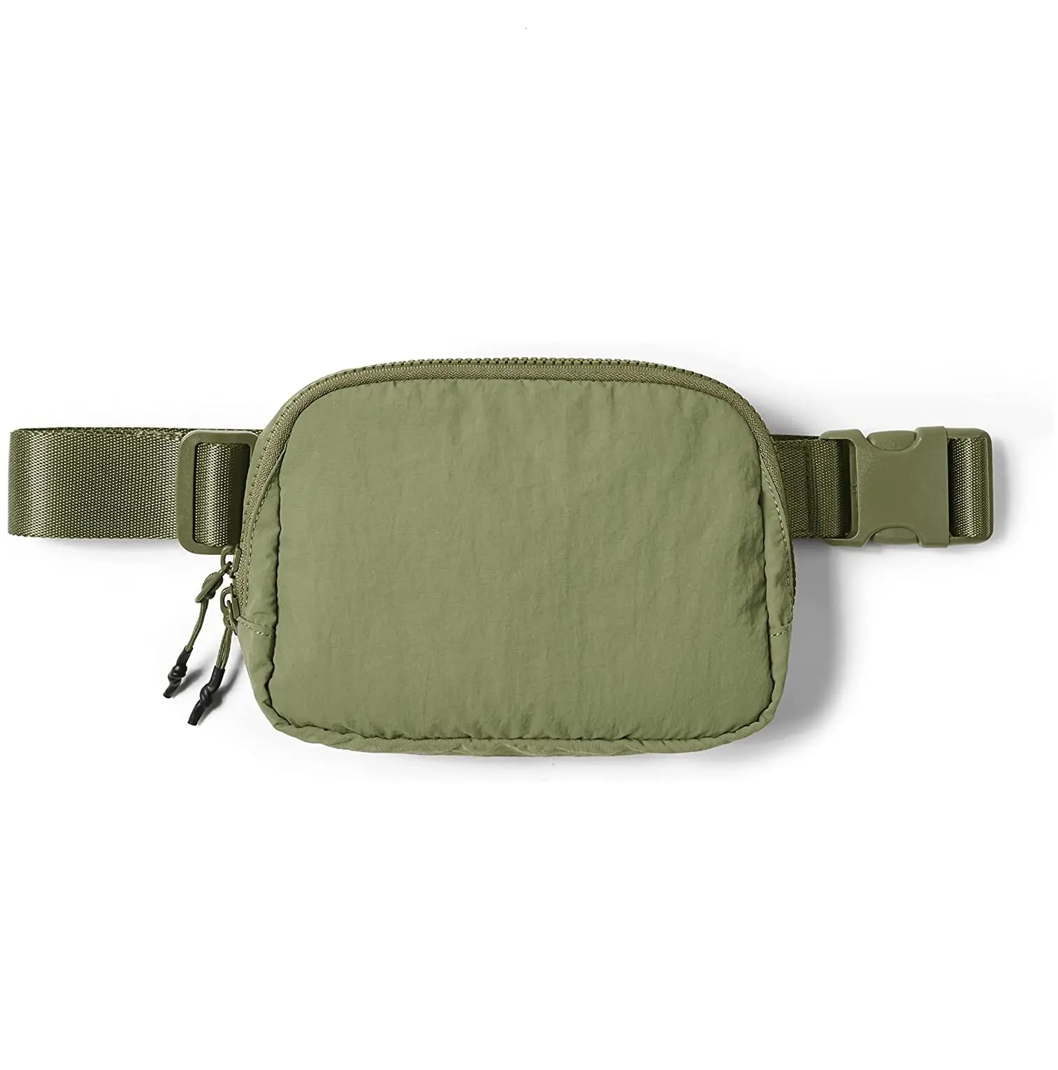 Bolsa de cinto com zíper de 2 vias com alça ajustável para homens, pochete personalizada de peito para mulheres, bolsa de cintura para corrida ao ar livre e caminhadas