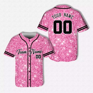 Maillot de baseball imprimé au design personnalisé pour hommes, vêtements de sport sublimés, coupés et cousus - Product Image 6