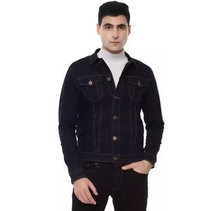 Venta al por mayor OEM Slim Fit Chaquetas de mezclilla Venta caliente Hombres Ropa de calle Diseño personalizado Chaqueta de mezclilla transpirable - Product Image 2