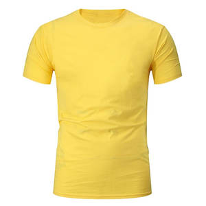 Nueva camiseta de alta calidad 100% de algodón para hombre, transpirable e informal, personalizada, cuello redondo, manga corta, precio bajo, Top de patrón sólido Premium - Product Image 4