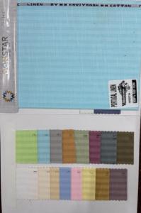 Tissu à rayures en coton et lin du Portugal, 58 "de largeur pour les textiles de mode-Tissu d'exportation de haute qualité - Product Image 2