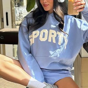 Nouveau sweat-shirt à capuche pour femmes, impression personnalisée, mode sportive, manches longues, décontracté, streetwear pour femmes - Product Image 5