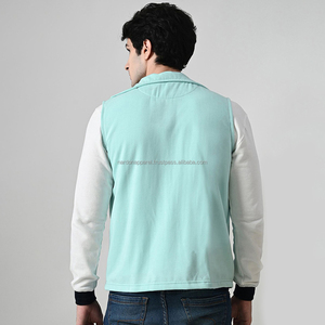 Nardon Apparel Fabricants de vêtements Vestes d'hiver en sherpa personnalisé en polaire avec fermeture éclair à col montant pour hommes - Product Image 2