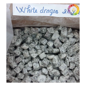 Dados de Pitaya IQF, fruta de dragón rojo/blanco tropical congelado, cubos de fruta de dragón congelado dulce para jugo, batidos congelados, postre - Product Image 6