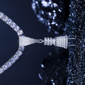 Pendentif diamant Moissanite S925 argent D couleur VVS pendentif glacé testeur de diamants pour hommes et femmes bijoux - Product Image 4