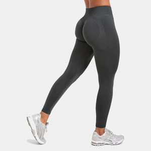 Service OEM, meilleur prix du fabricant, leggings de yoga sans couture antibactériens à taille haute pour femmes, personnalisables - Product Image 2