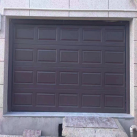 Porte de garage en acier Hormann Luxury Flush Panel, automatique, résistante aux intempéries, avec télécommande et porte piétonne intégrée
