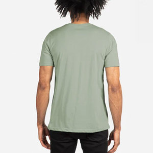 T-shirt en coton de haute qualité CVC 52% coton 48% polyester, t-shirts - Product Image 4