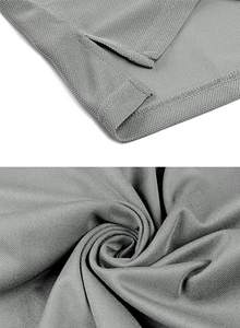 Men's Casual Slim Fit Jersey Knit for Polo <b>Shirt</b> <b>Long</b> <b>Sleeve</b> Quarter Zip <b>Golf</b> Pullover with Dark Garment Dye Solid Pattern - Product Image 6