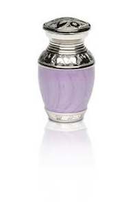 Latón hermoso bebé rosa esmalte niquelado recuerdo urna para cenizas latón más vendida recuerdo urna para suministros funerarios - Product Image 2