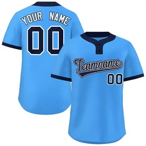 Custom Made Men's Baseball & Softball Jerseys Breathable Blank Plain Baseball Shirts for <b>Sale</b> - Product Image 4