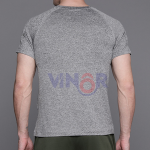 Vente en gros de t-shirt pour hommes sur mesure 100% coton séchage rapide respirant confortable nouveau design OEM Logo tailles couleur personnalisation - Product Image 6