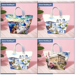 Printed Bohemian Women's Canvas <b>Handbag</b> for Shopping - Product Image 5